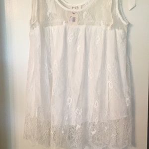 Lace tank top